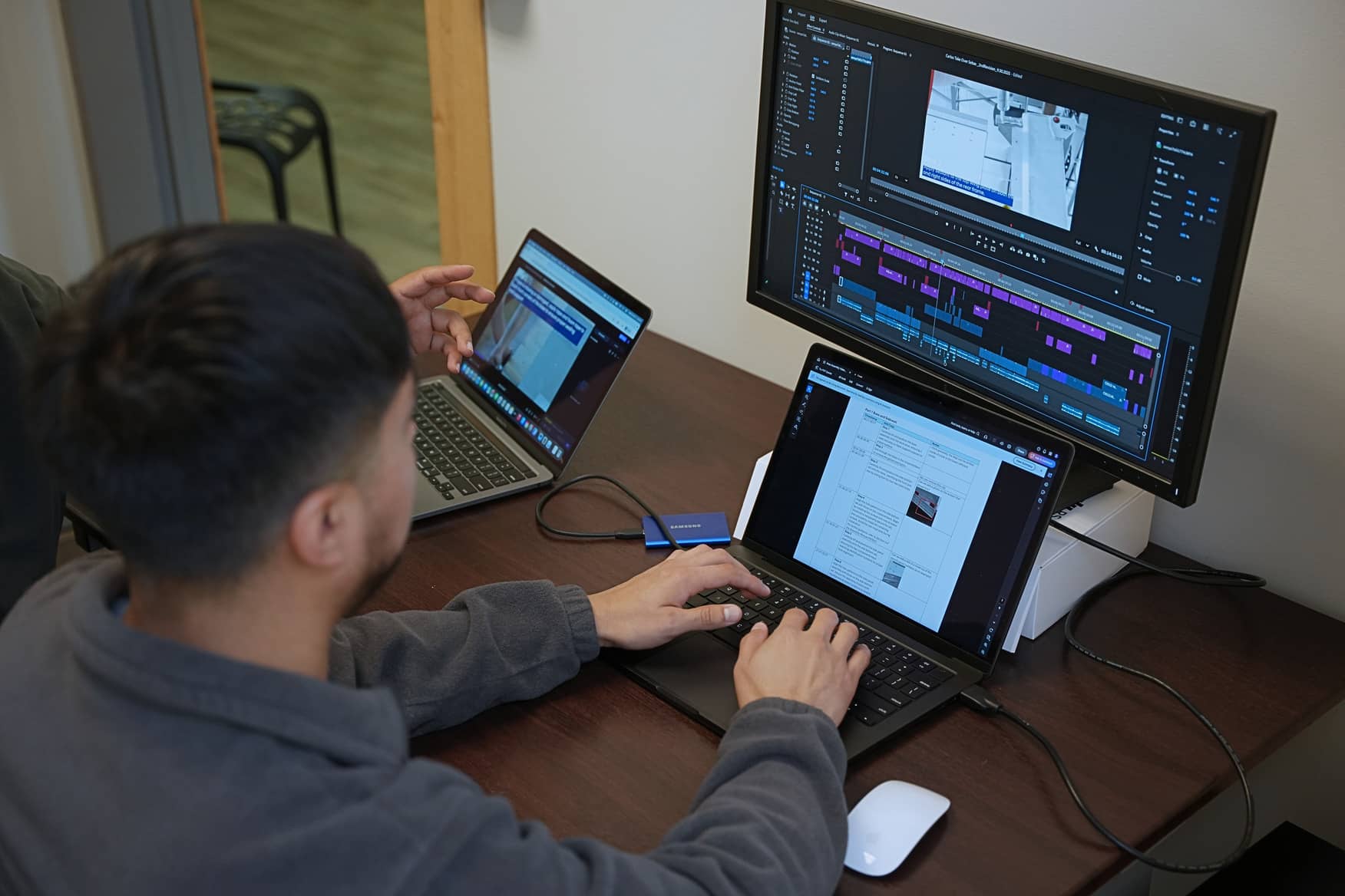 editing and final delivery